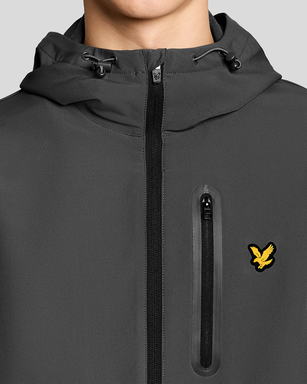 Lyle & Scott Mens Sports Water Resistant Hooded Jacket | Turbulence