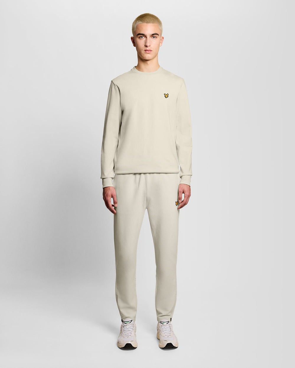 Lyle & Scott Mens Sports Lightweight Sweatshirt | Whitecap Grey
