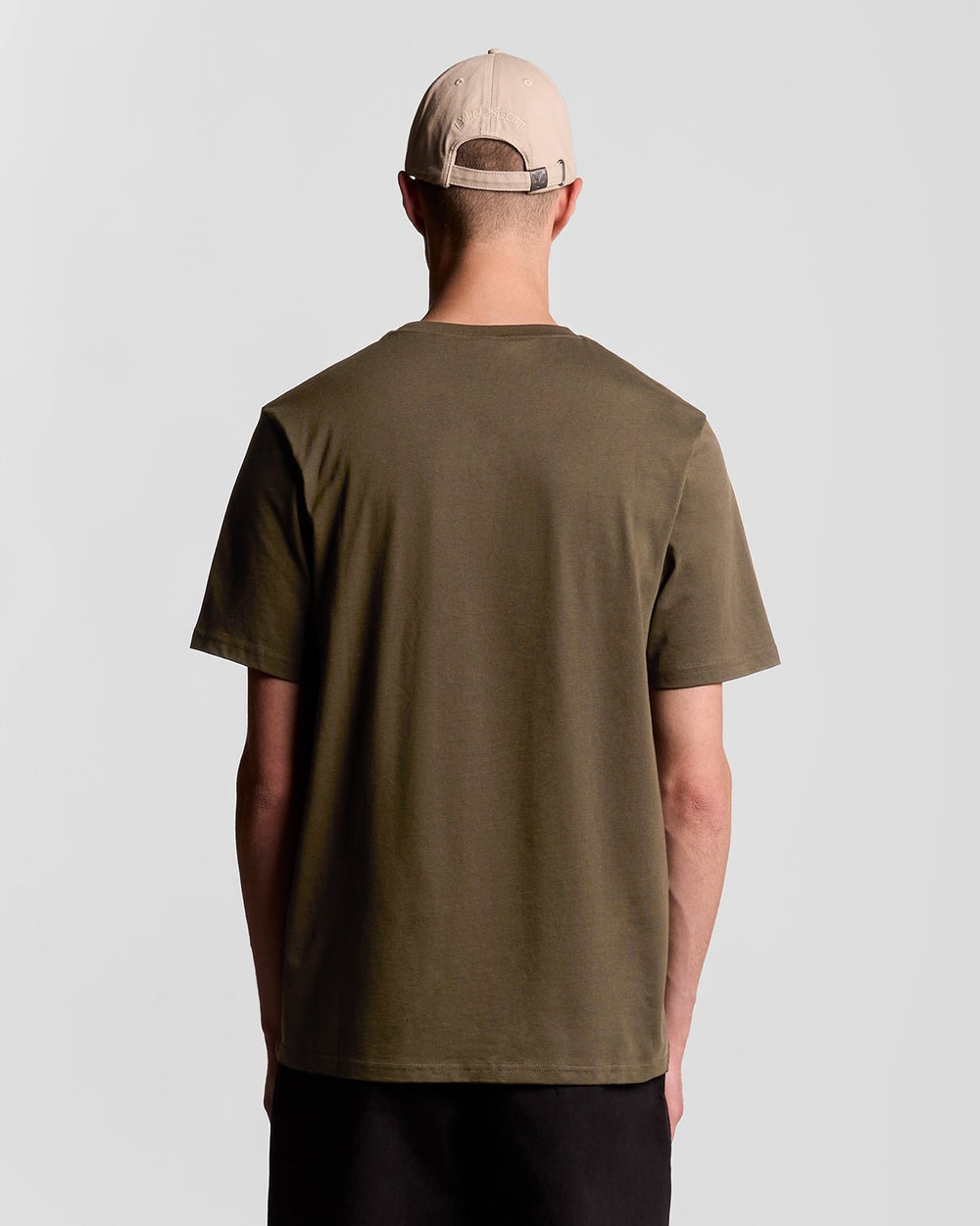 Lyle & Scott Mens Cotton Crew Neck T-Shirt | Olive