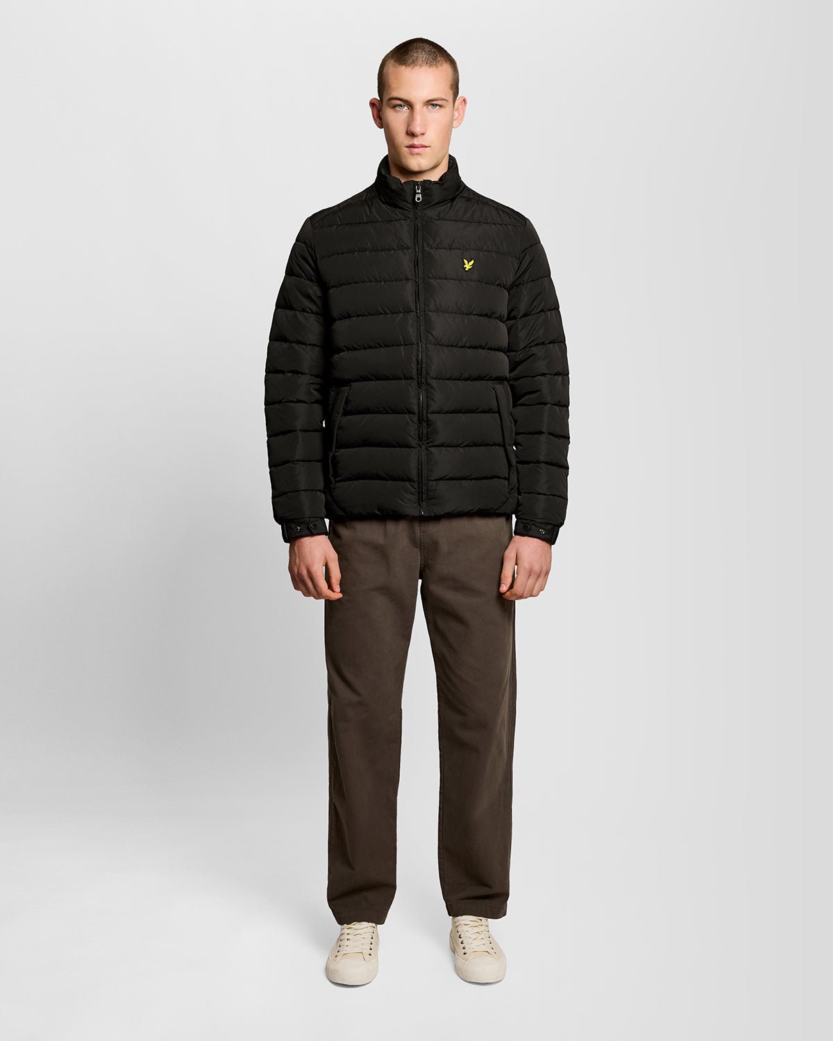Lyle & Scott Mens Quilted Jacket | Jet Black