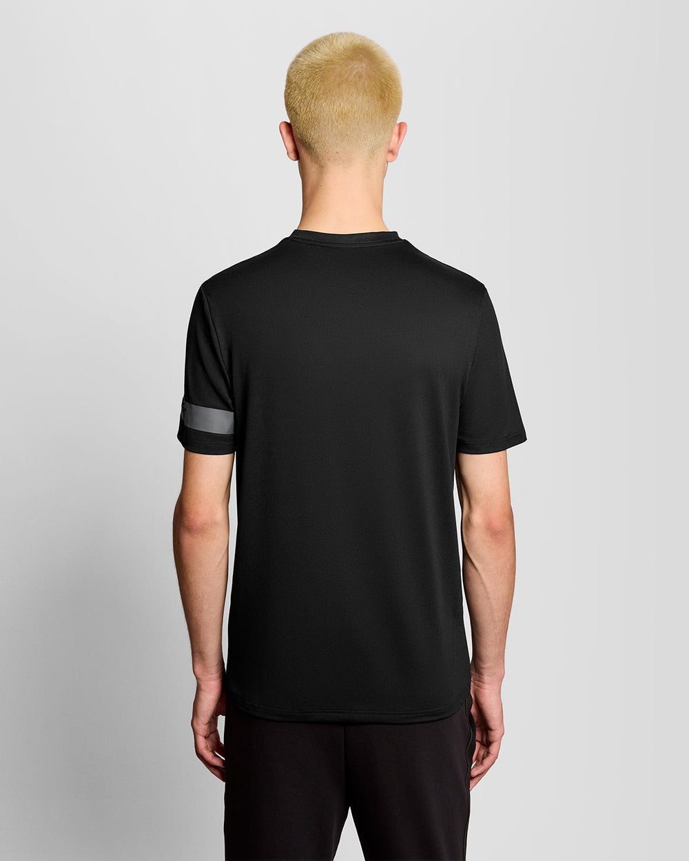Lyle & Scott Mens Sports Sleeve Detail T-Shirt | Jet Black