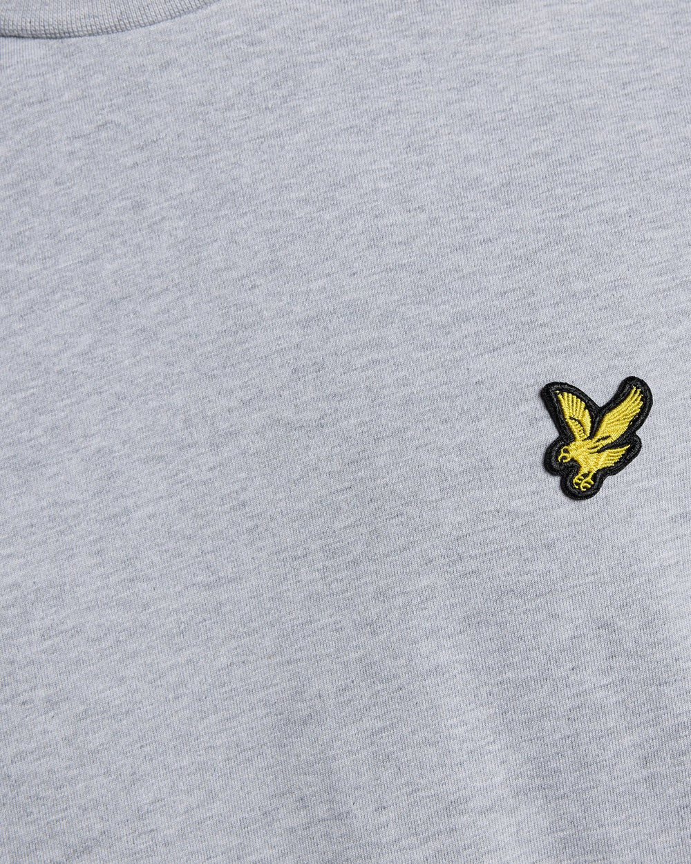 Lyle & Scott Mens Cotton Crew Neck T-Shirt | Light Grey Marl