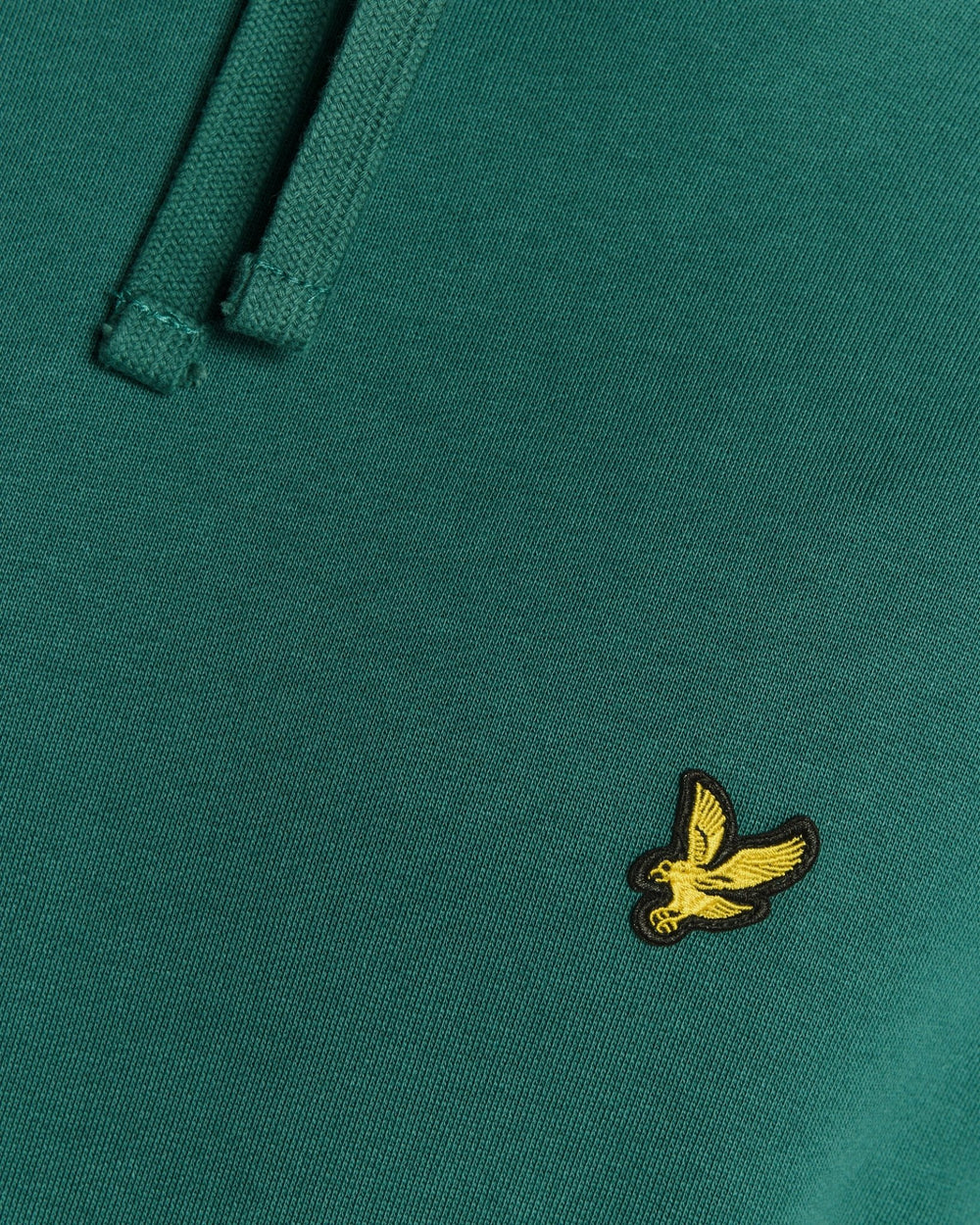 Lyle & Scott Mens Loopback Cotton Hoodie | Everglade