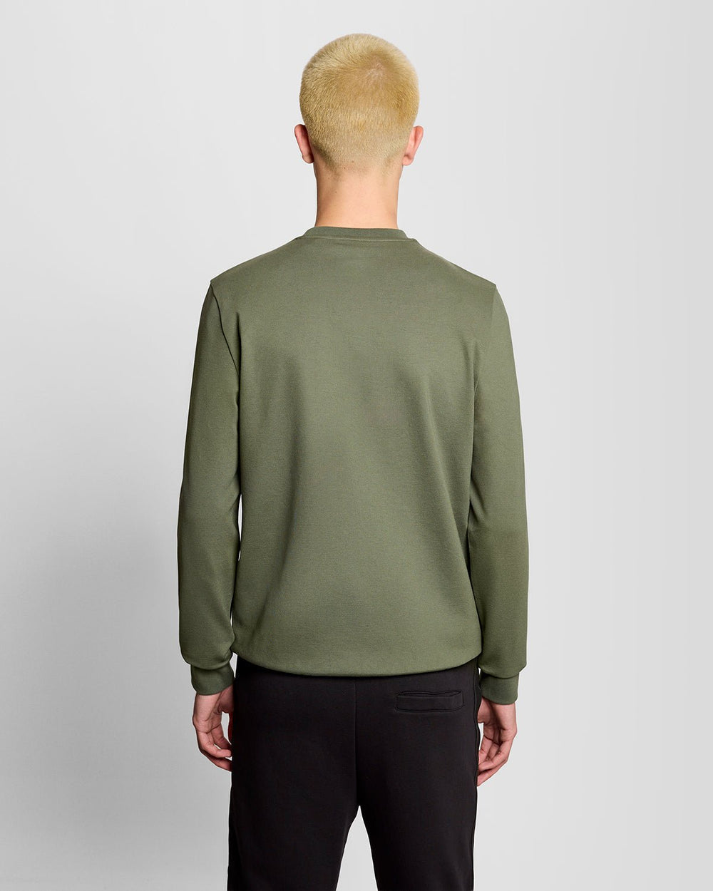 Lyle & Scott Mens Sports Lightweight Sweatshirt | Cactus Green