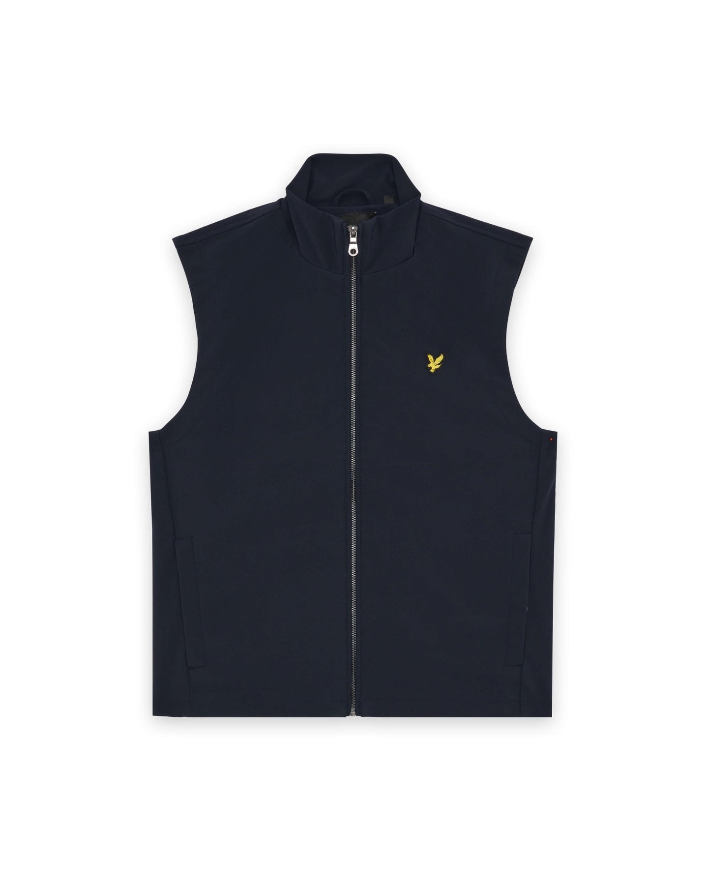 Lyle & Scott Mens Mesh-Back Softshell Gilet | Dark Navy
