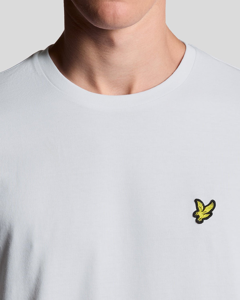 Lyle & Scott Mens Cotton Crew Neck T-Shirt | White