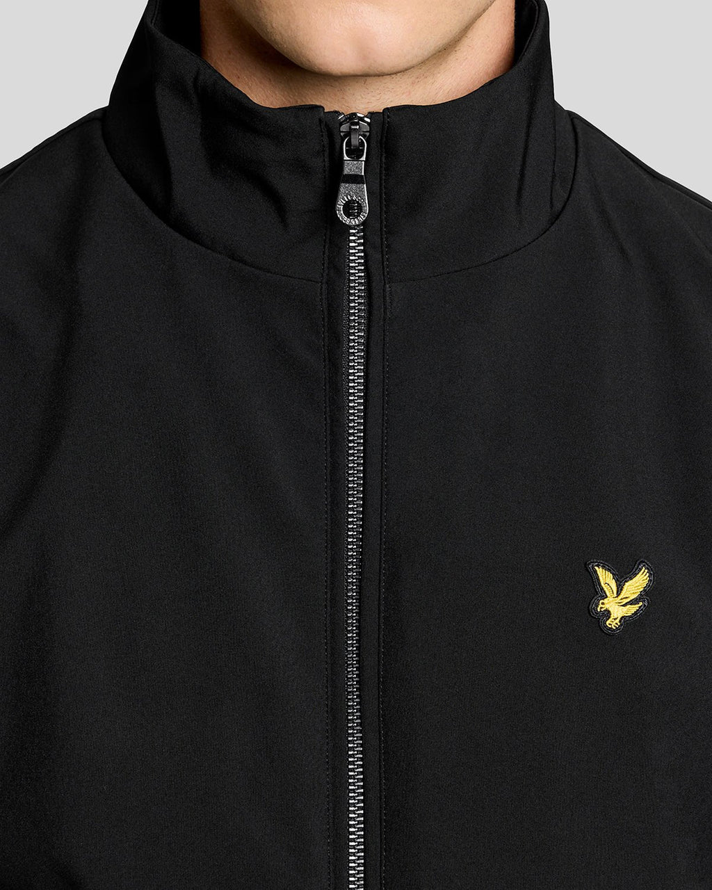 Lyle & Scott Mens Mesh-Back Softshell Jacket | Jet Black