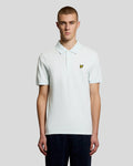 Lyle & Scott Mens Cotton Polo Shirt | Blue Ice