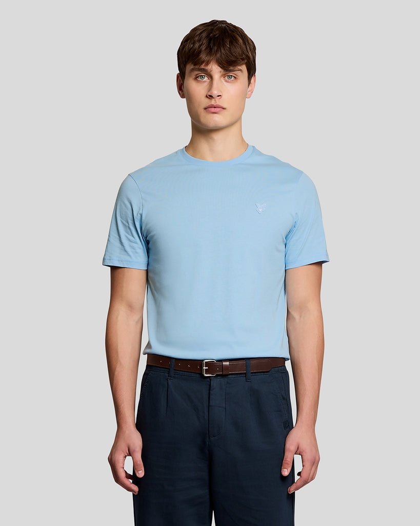 Lyle & Scott Mens Superfine Cotton T-Shirt | Airy Blue