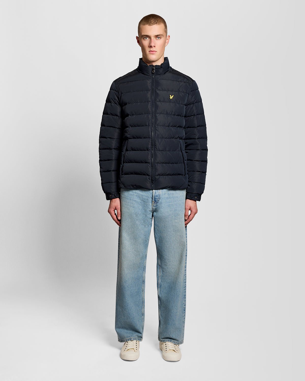 Lyle & Scott Mens Quilted Jacket | Dark Navy