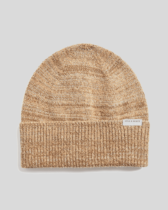 Lyle & Scott Multi Marl Beanie | Tigers Eye Marl