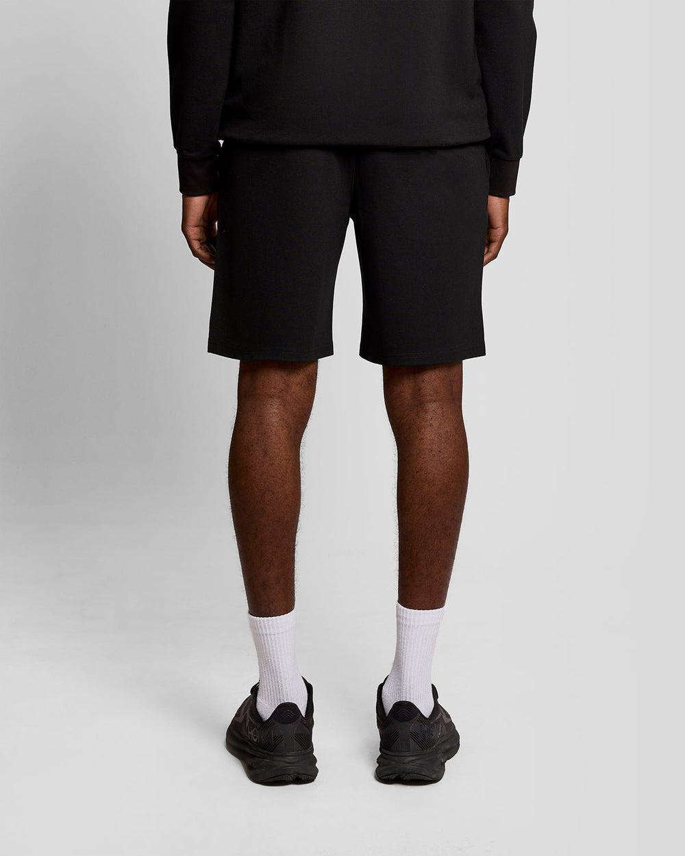 Lyle & Scott Mens Sports Lightweight Sweat Shorts | Jet Black