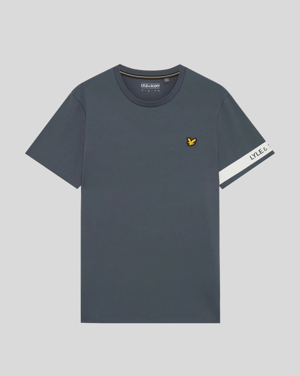 Lyle & Scott Mens Sports Sleeve Detail T-Shirt | Turbulence