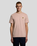 Lyle & Scott Mens Cotton Crew Neck T-Shirt | Pink Grapefruit