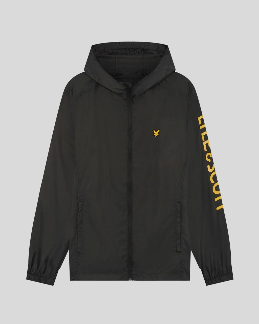 Lyle & Scott Mens Sports Lightweight Training Jacket | Jet Black