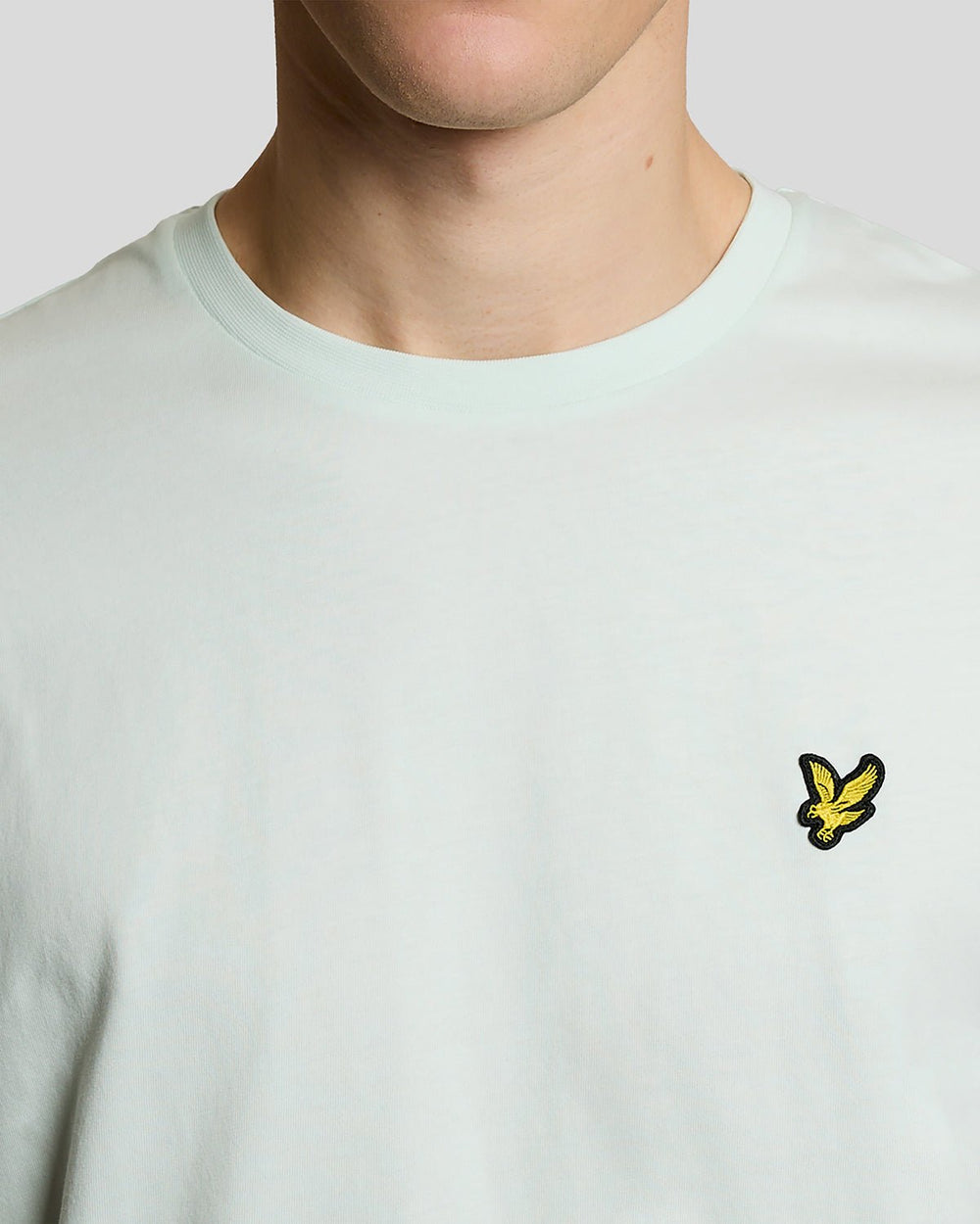 Lyle & Scott Mens Cotton Crew Neck T-Shirt | Blue Ice