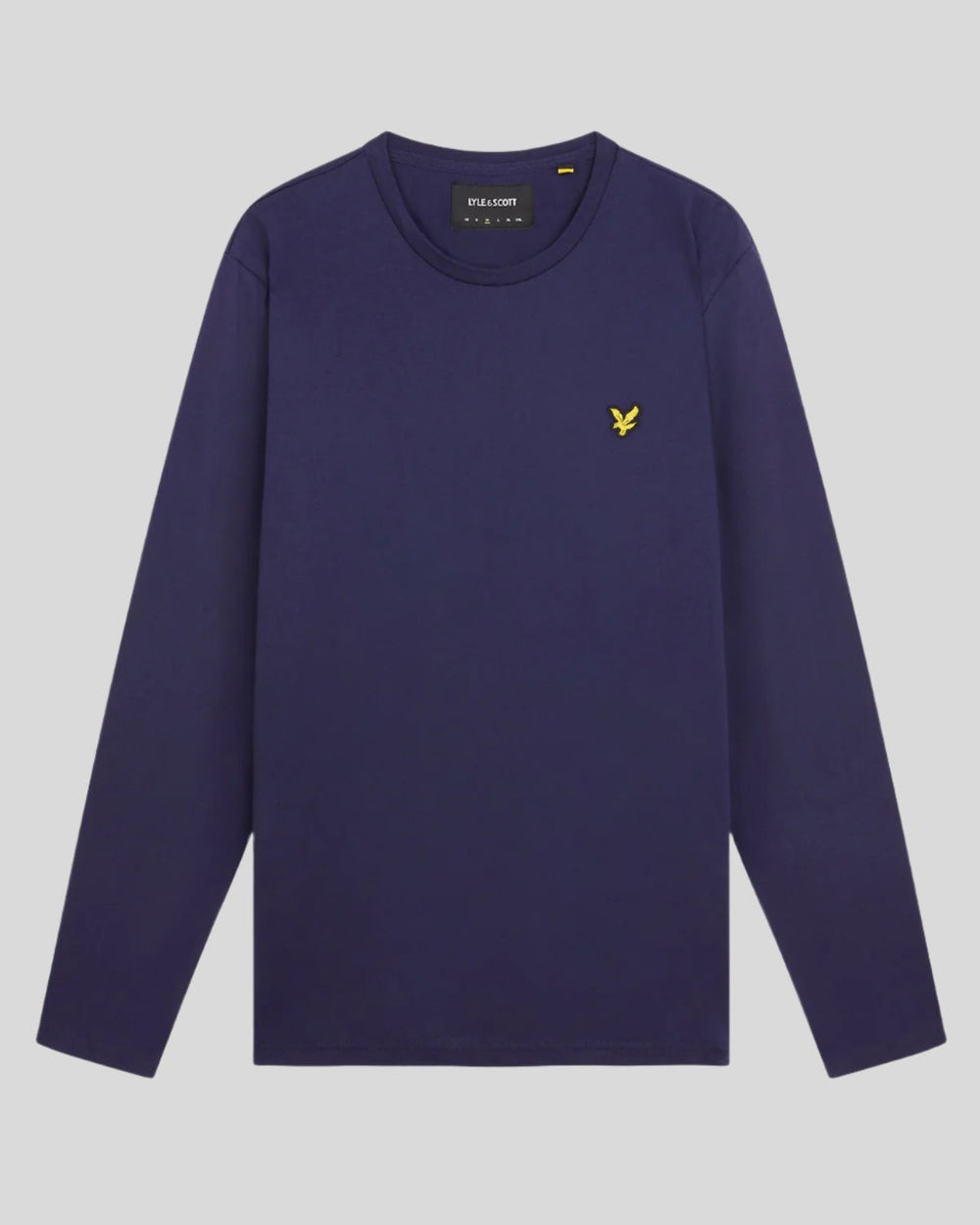 Lyle & Scott Mens Long Sleeve Cotton T-Shirt | Navy