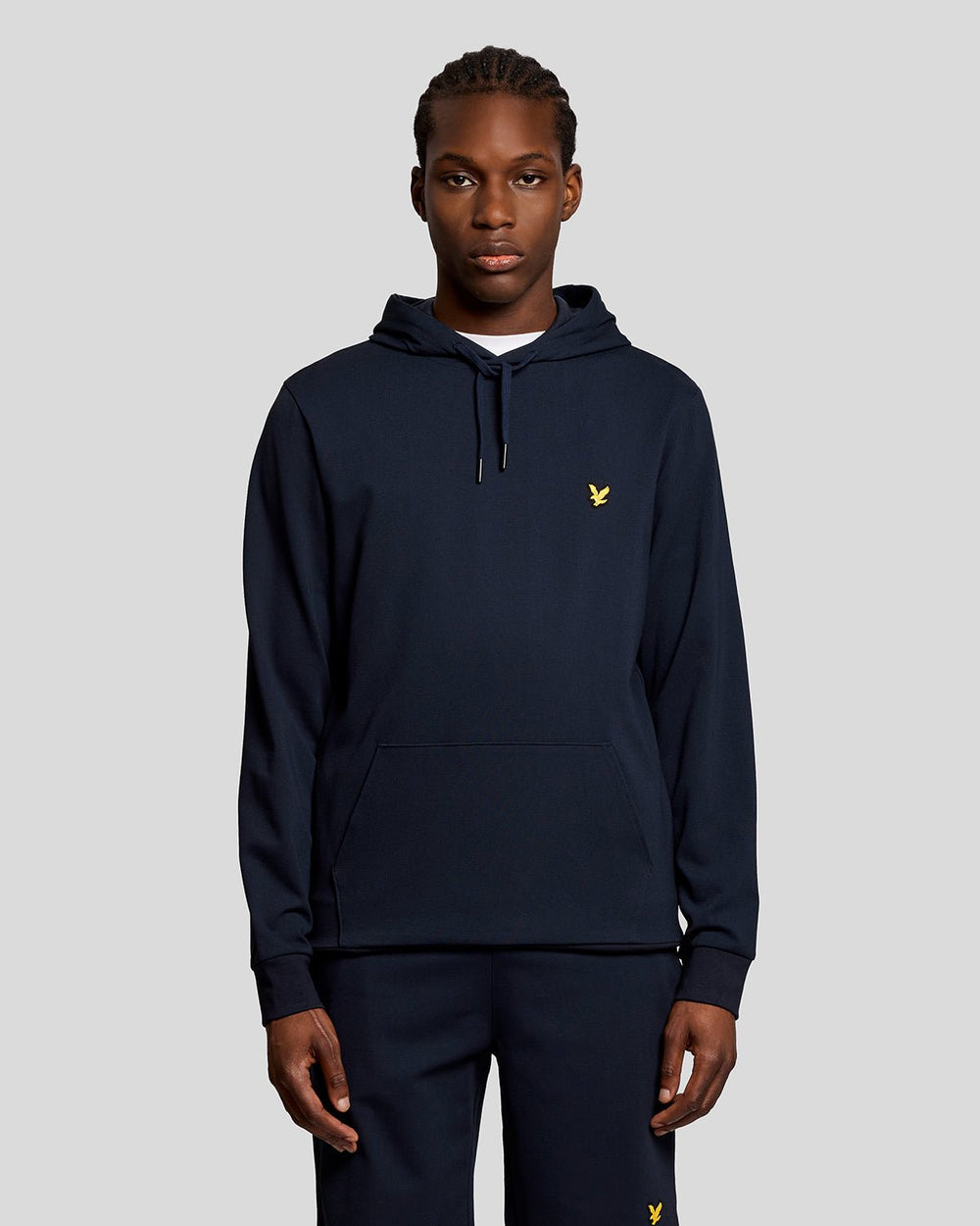 Lyle & Scott Mens Sports Lightweight Hoodie | Dark Navy