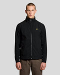 Lyle & Scott Mens Mesh-Back Softshell Jacket | Jet Black