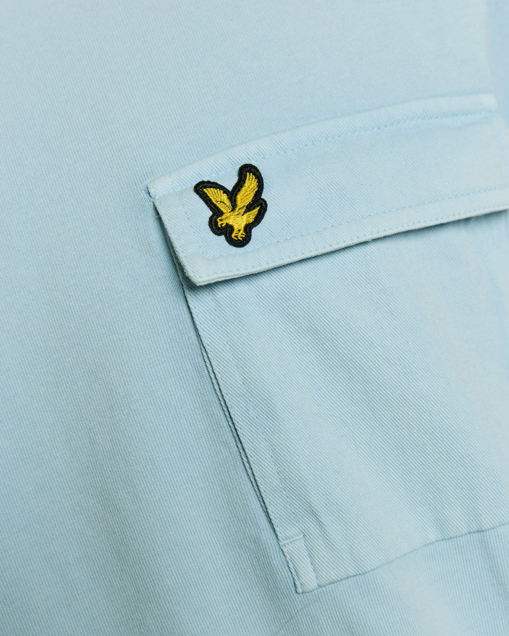 Lyle & Scott Mens Cargo Pocket T-Shirt | Opal Blue