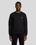 Lyle & Scott Mens Sports Lightweight Sweatshirt | Jet Black