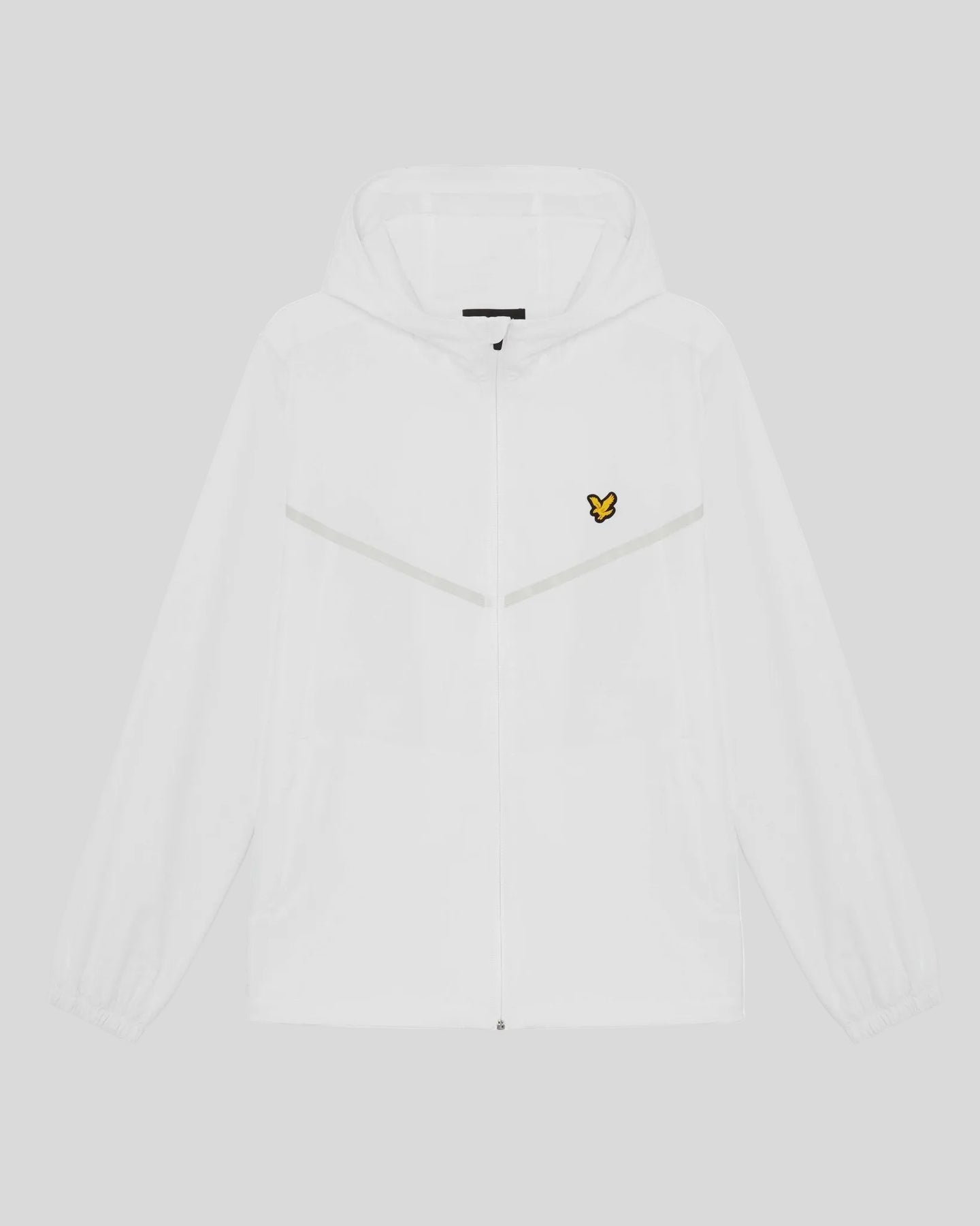 Lyle & Scott Mens Sports Stripe Track Jacket | White