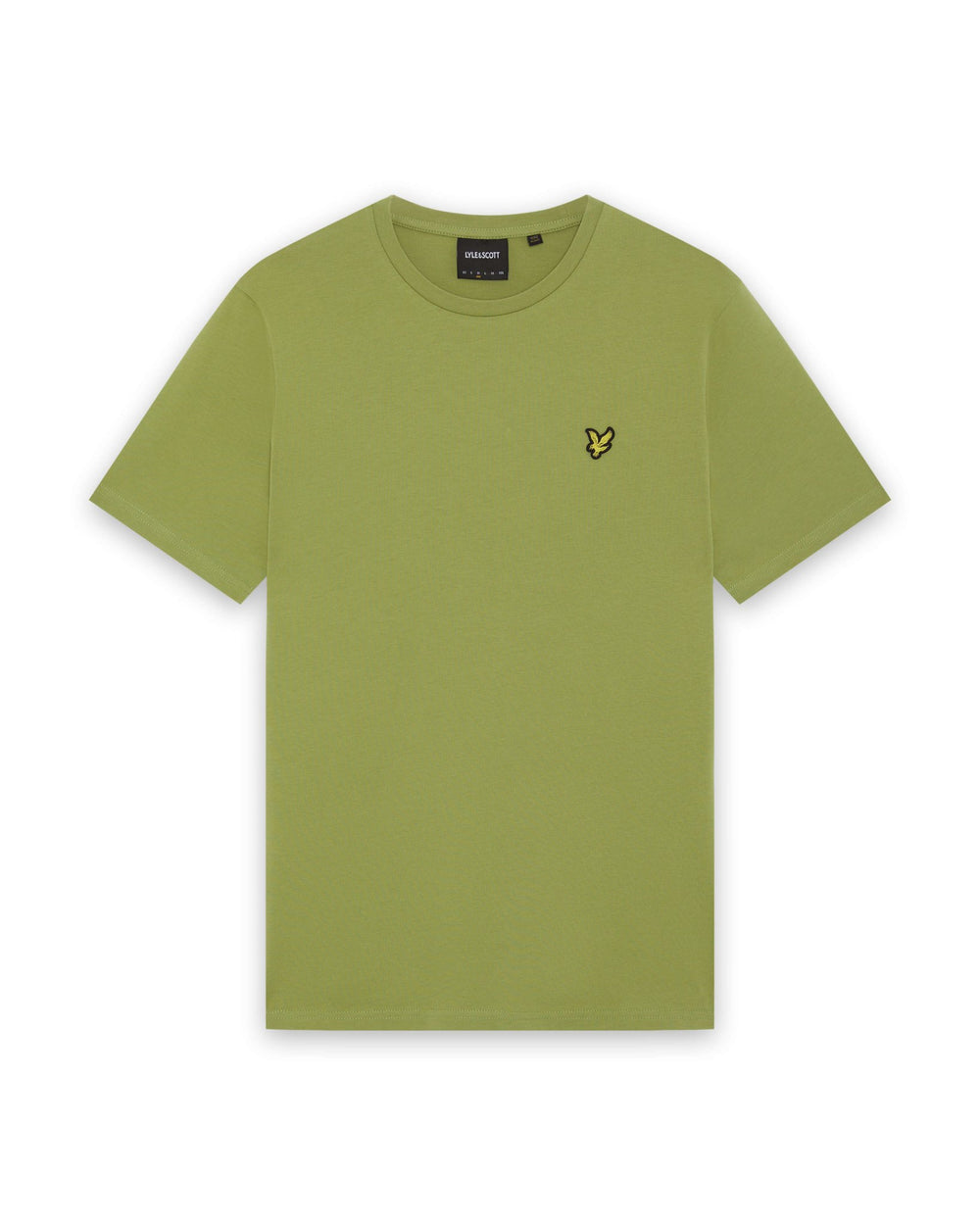Lyle & Scott Mens Cotton Crew Neck T-Shirt | Shrub Green