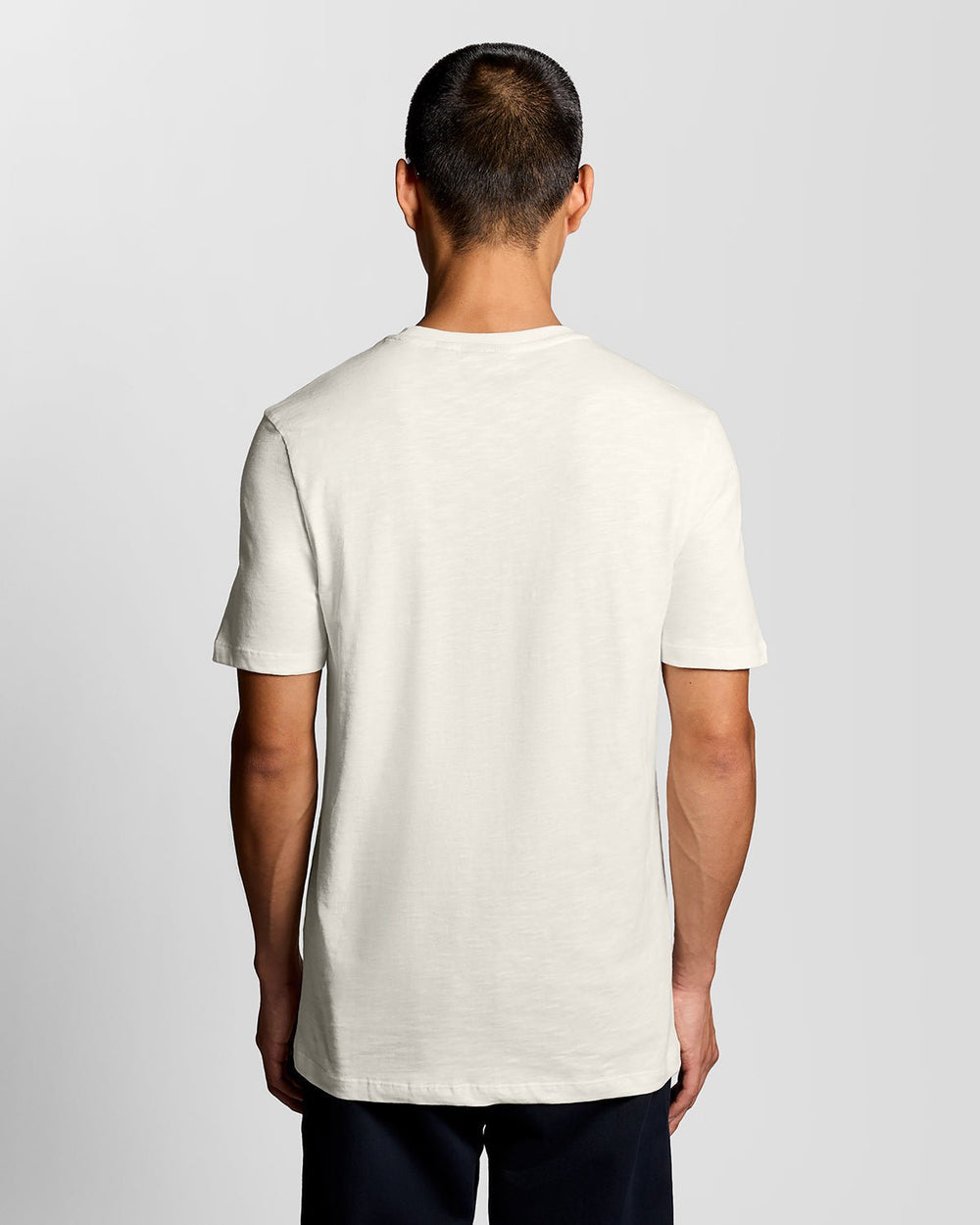 Lyle & Scott Mens Fine Cotton Slub T-Shirt | Ice Cream