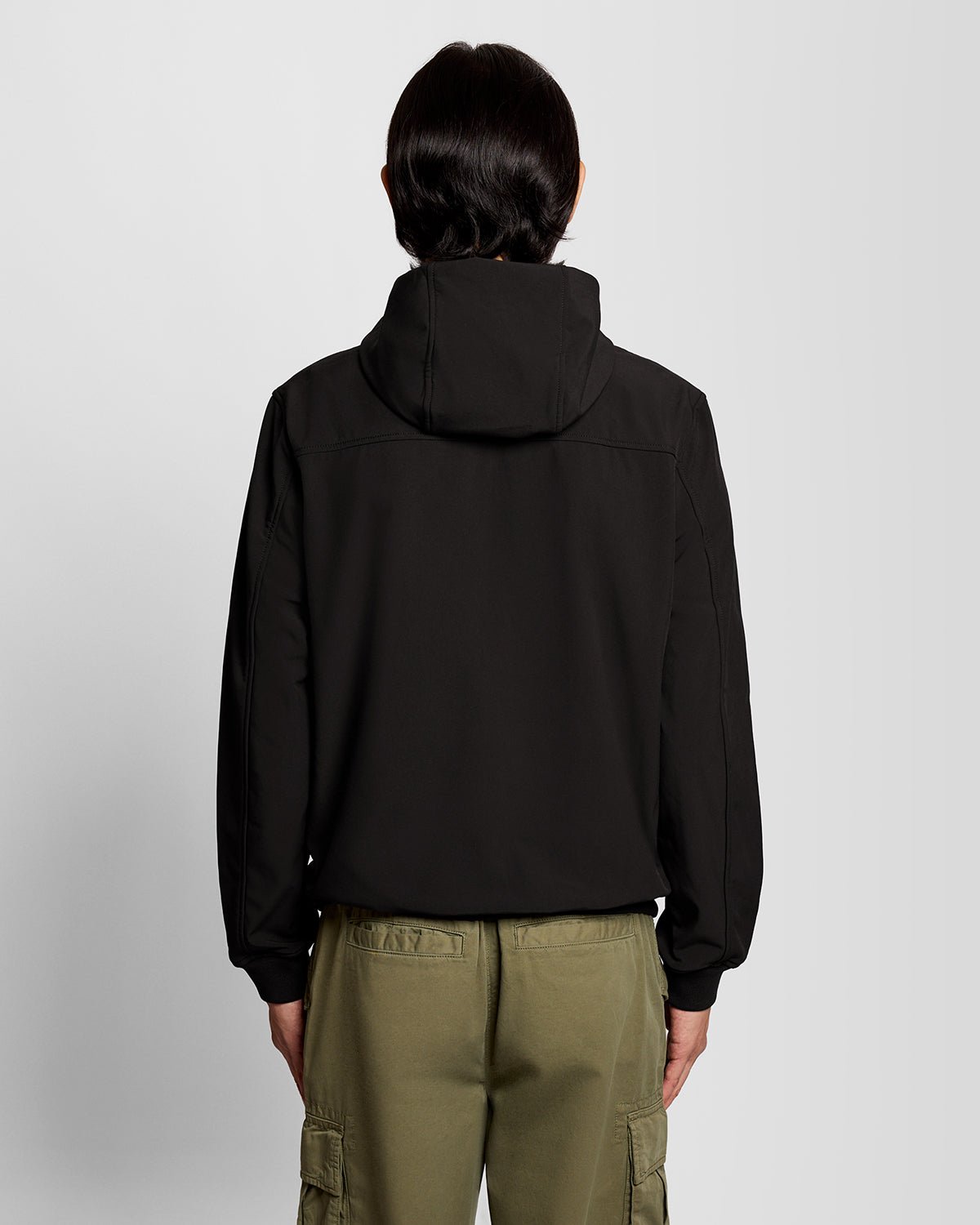 Lyle & Scott Mens Fleece Lined Softshell Jacket | Jet Black