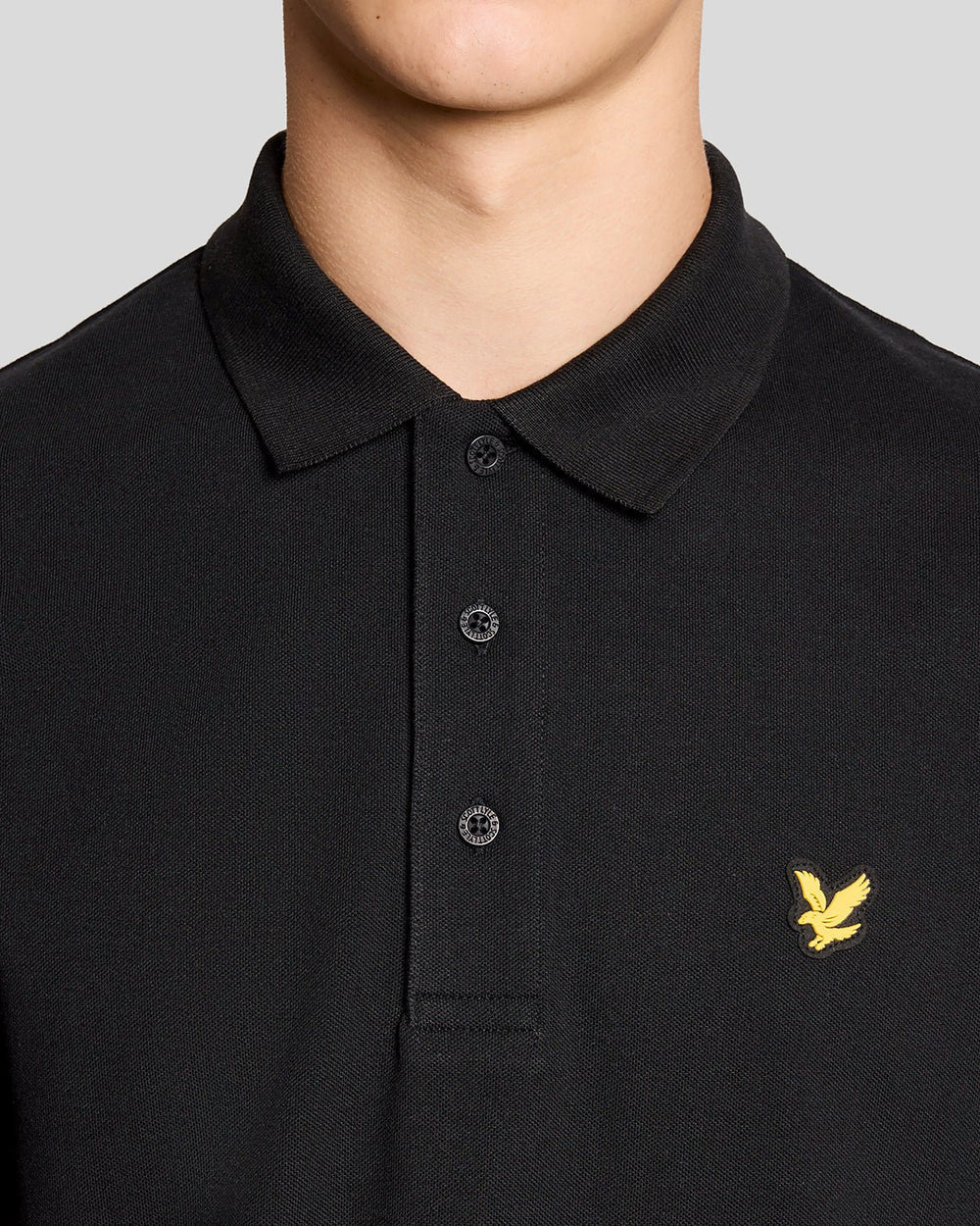 Lyle & Scott Mens Sports Core Polo Shirt | Jet Black