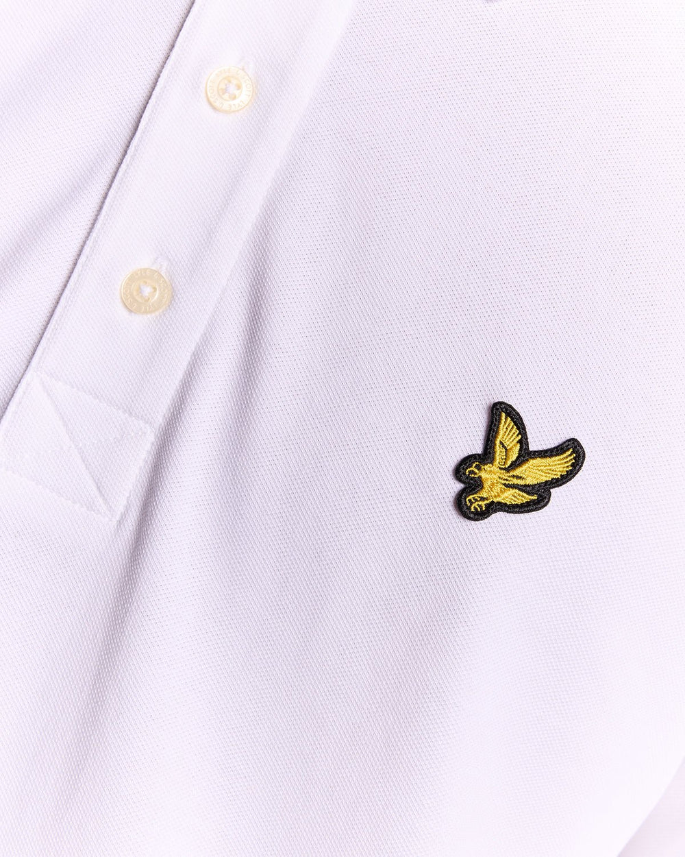 Lyle & Scott Mens Cotton Polo Shirt | White