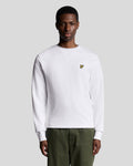 Lyle & Scott Mens Crew Neck Sweatshirt | White