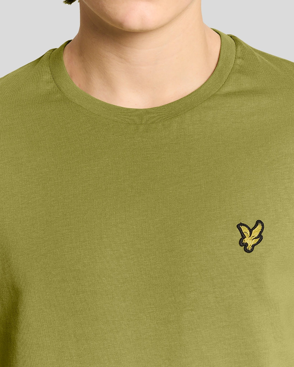 Lyle & Scott Mens Cotton Crew Neck T-Shirt | Shrub Green