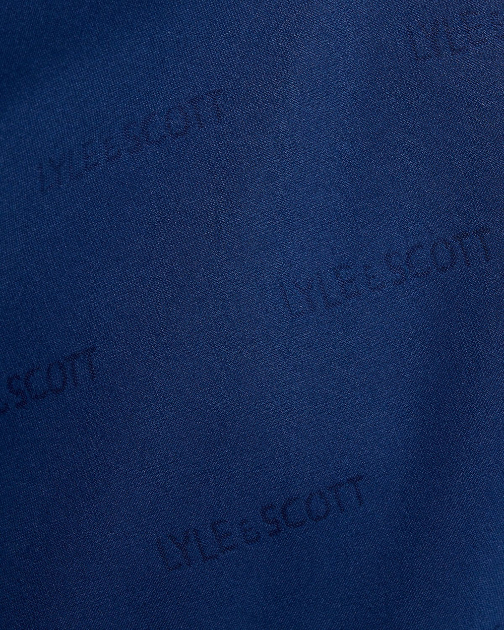 Lyle & Scott Mens Sports Embossed Logo Football Shorts | Navy Peony