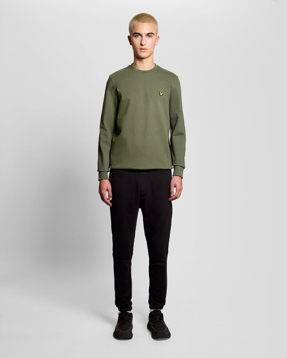 Lyle & Scott Mens Sports Lightweight Sweatshirt | Cactus Green