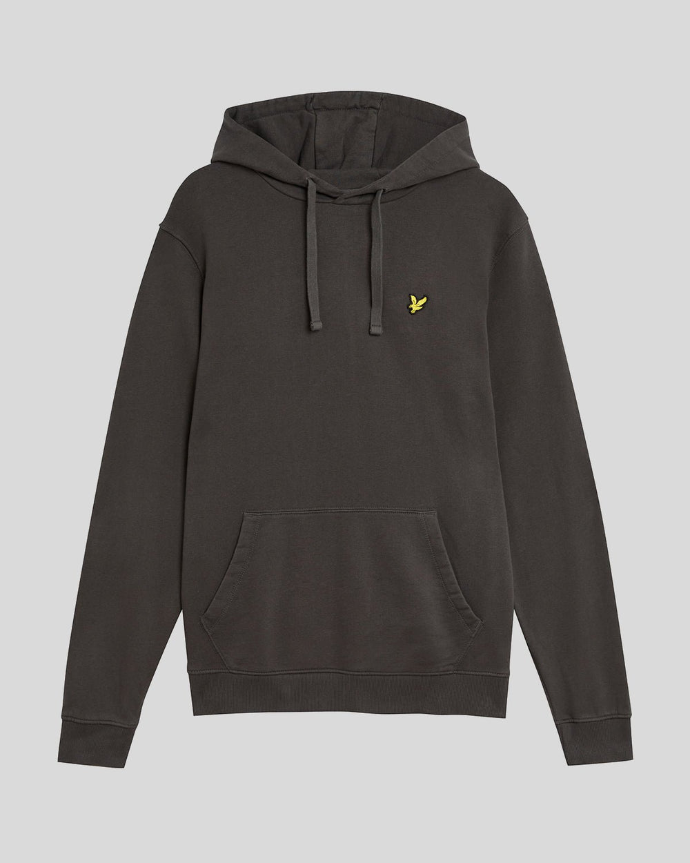 Lyle & Scott Mens Loopback Cotton Hoodie | Gunmetal