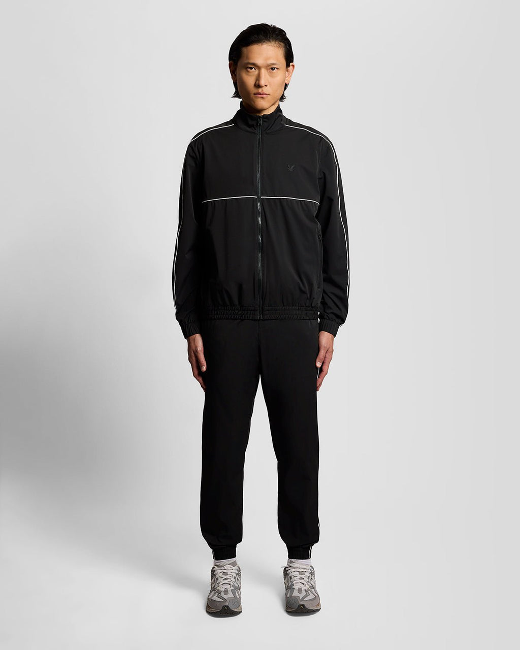 Lyle & Scott Mens Lightweight Track Jacket | Jet Black