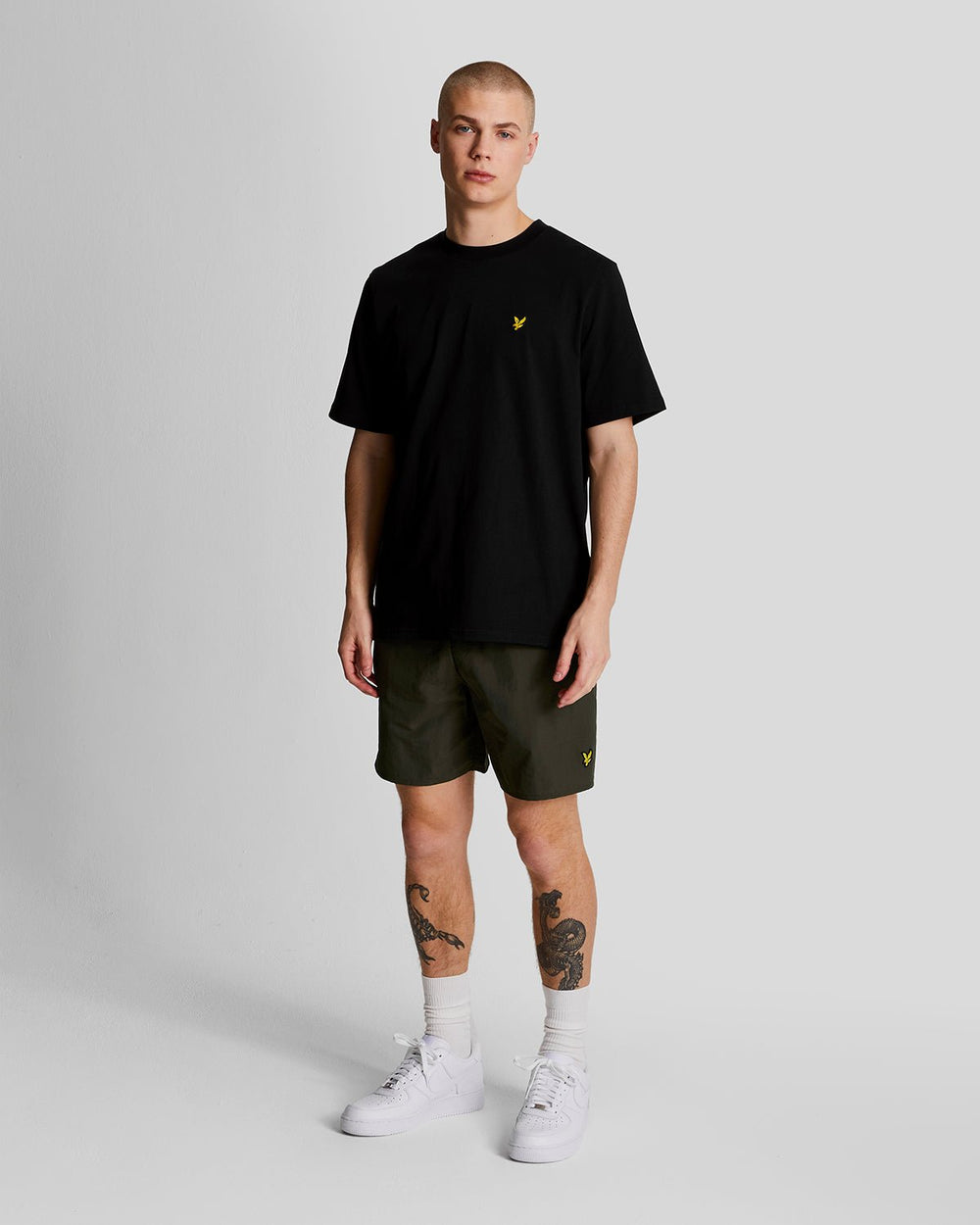 Lyle & Scott Mens Swim Shorts | Olive