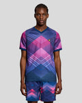 Lyle & Scott Mens Sports Chevron Football T-Shirt | Navy Peony