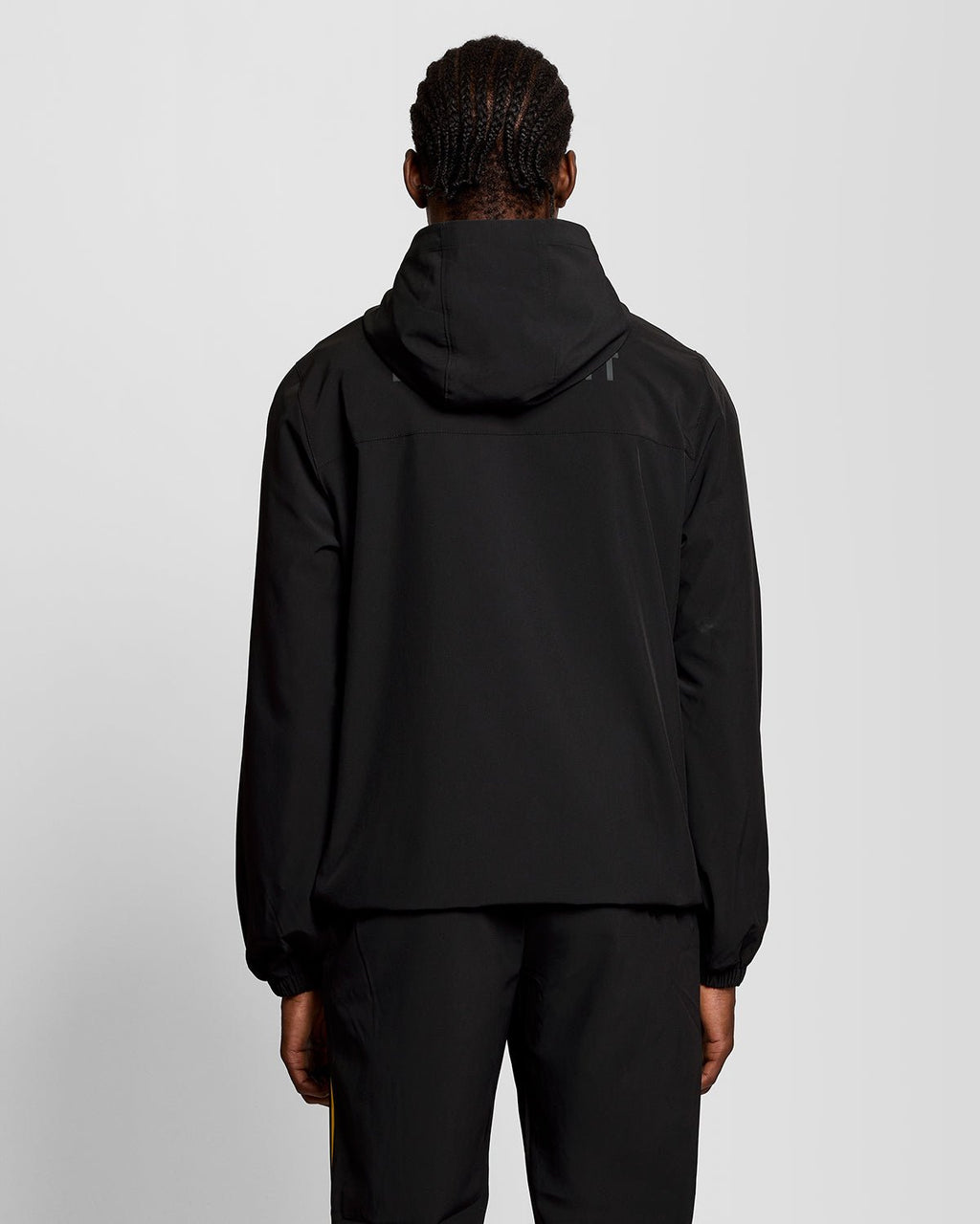 Lyle & Scott Mens Sports Stripe Track Jacket | Jet Black