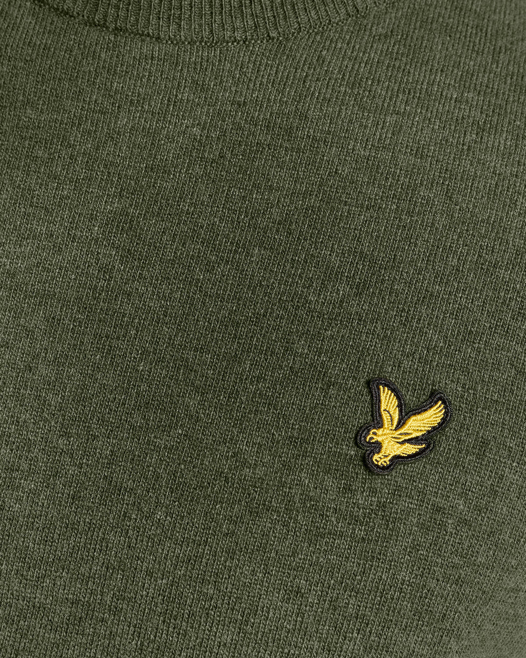 Lyle & Scott Mens Lambswool Blend Crew Neck Jumper | Deep Depths Marl