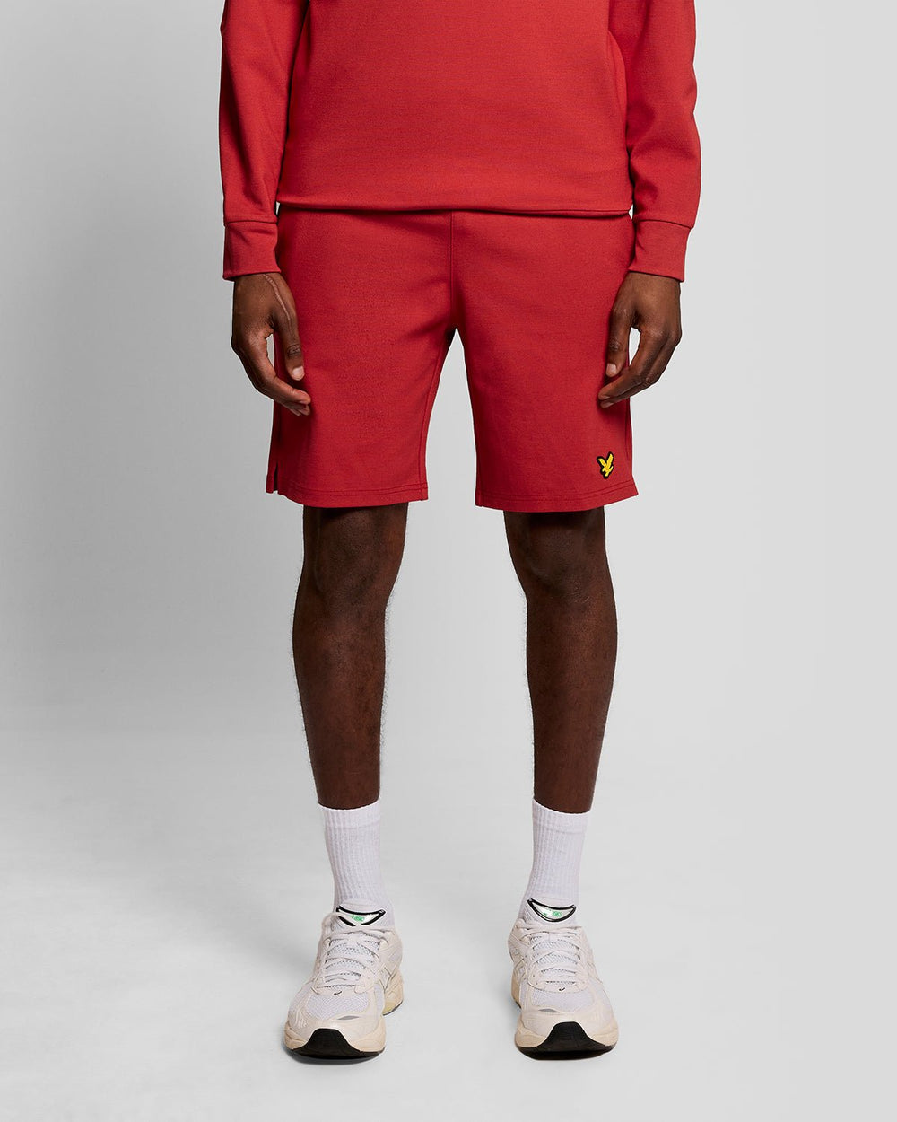 Lyle & Scott Mens Sports Lightweight Sweat Shorts | Garnet