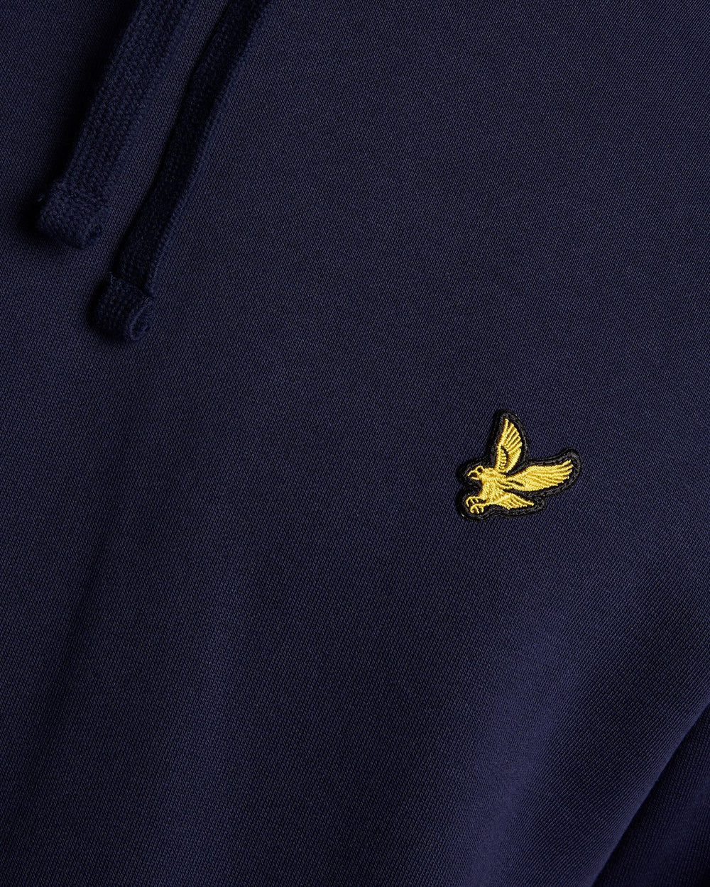 Lyle & Scott Mens Loopback Cotton Hoodie | Navy
