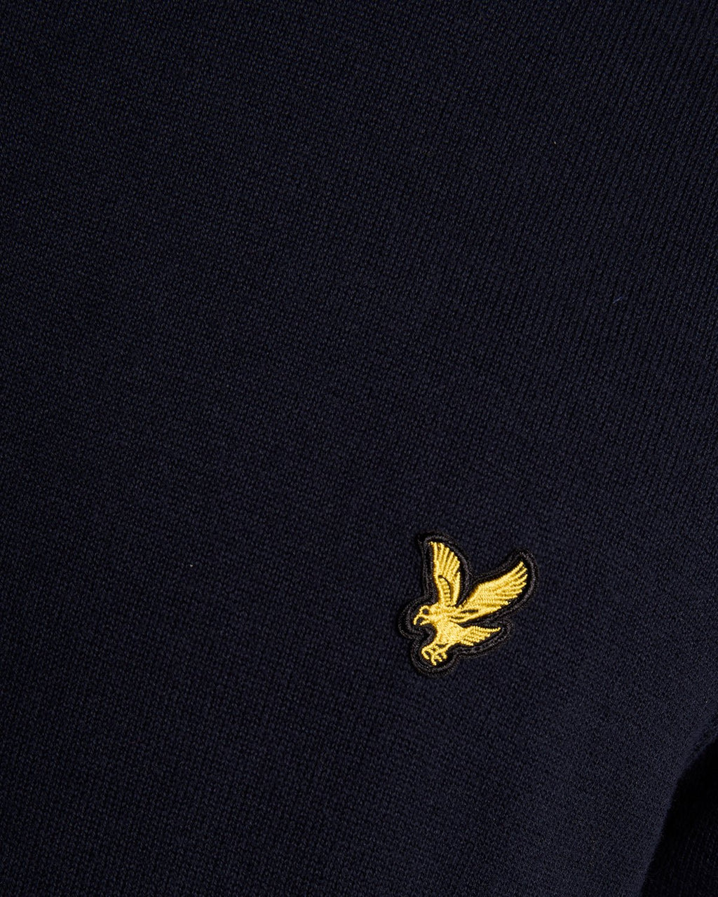 Lyle & Scott Mens Cotton Crew Neck Jumper | Dark Navy