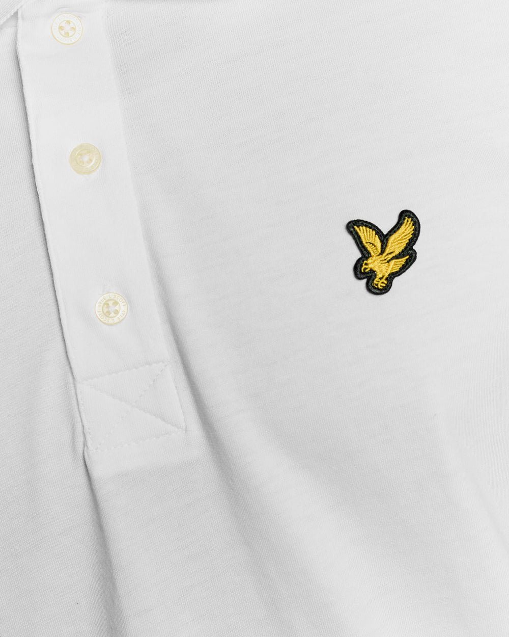 Lyle & Scott Mens Cotton Jersey Polo Shirt | White