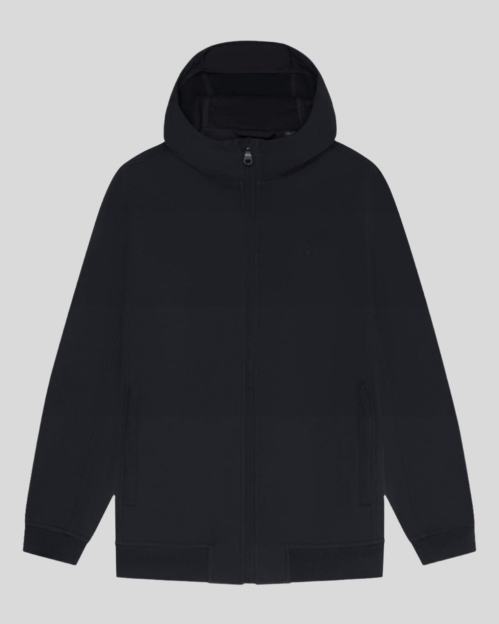 Lyle & Scott Mens Water Resistant Stretch Shell Jacket | Jet Black