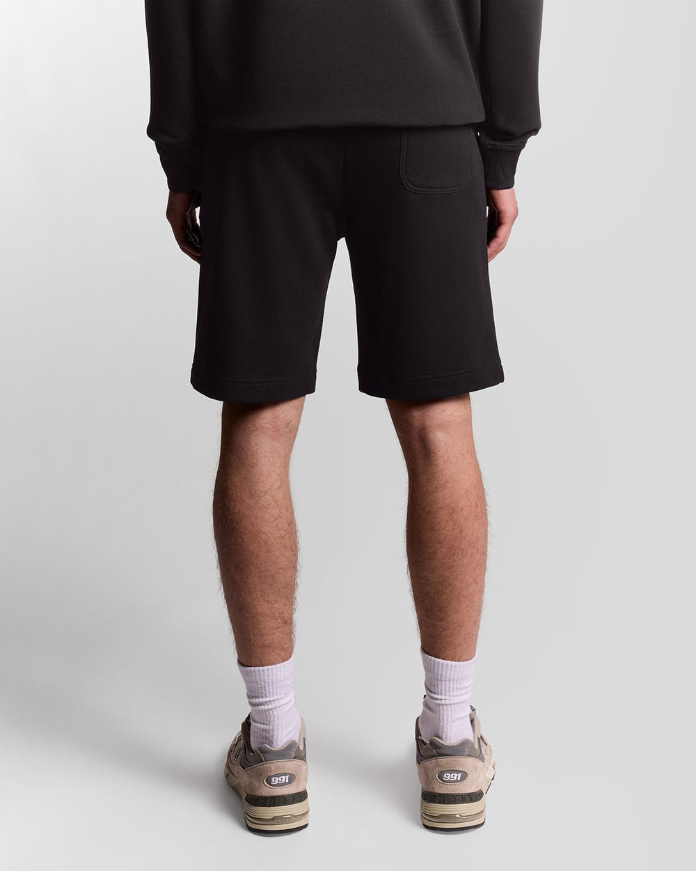 Lyle & Scott Mens Cotton Sweat Shorts | Jet Black