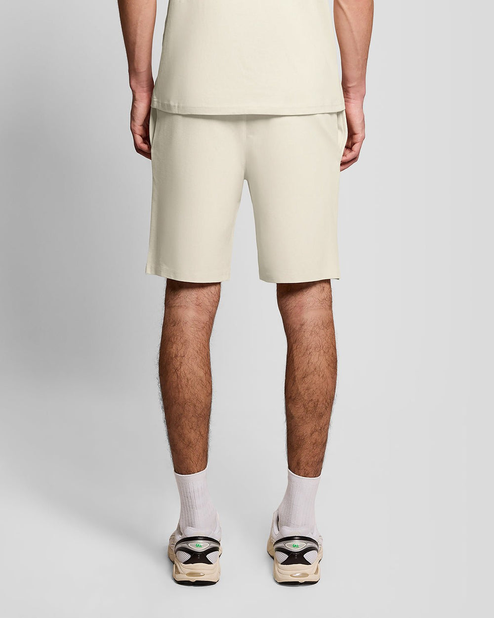 Lyle & Scott Mens Sports Lightweight Sweat Shorts | Whitecap Grey