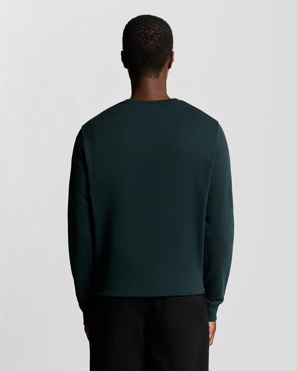 Lyle & Scott Mens Crew Neck Sweatshirt | Dark Green
