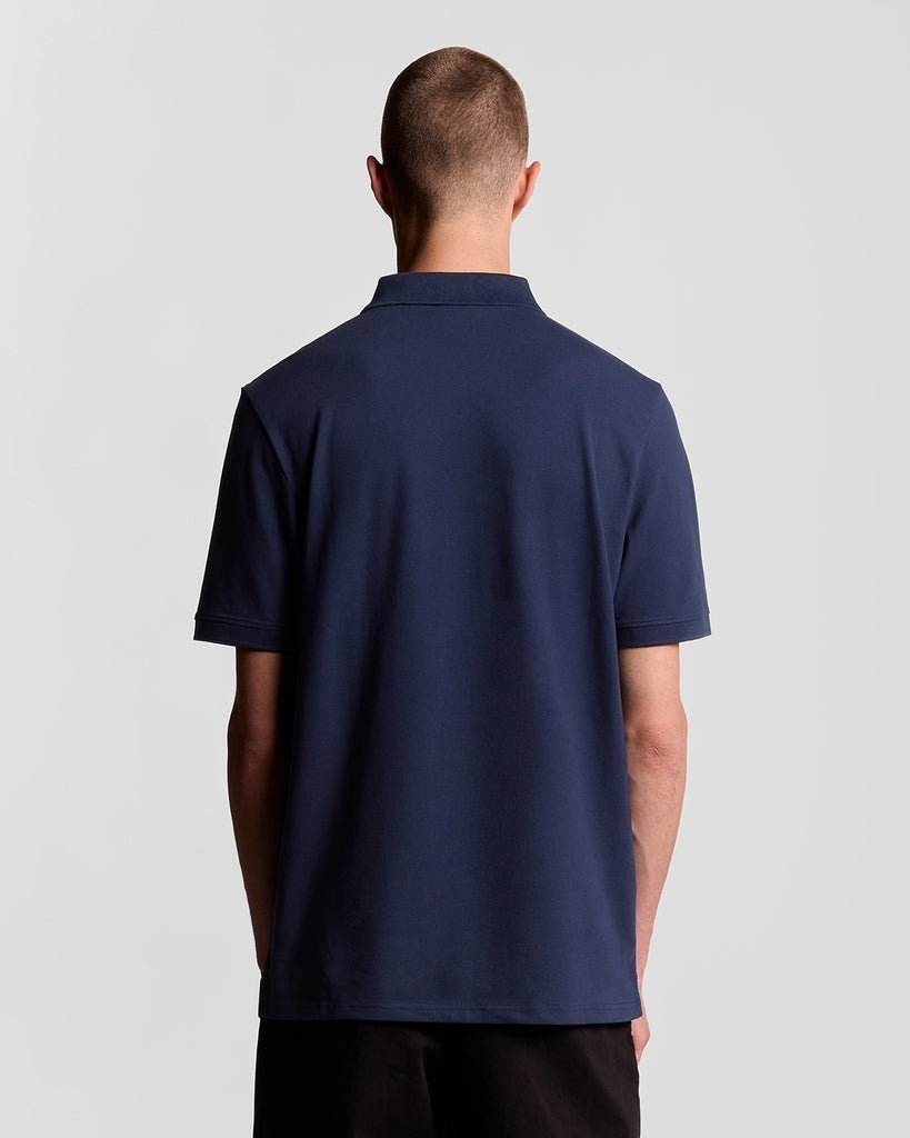 Lyle & Scott Mens Cotton Polo Shirt | Navy